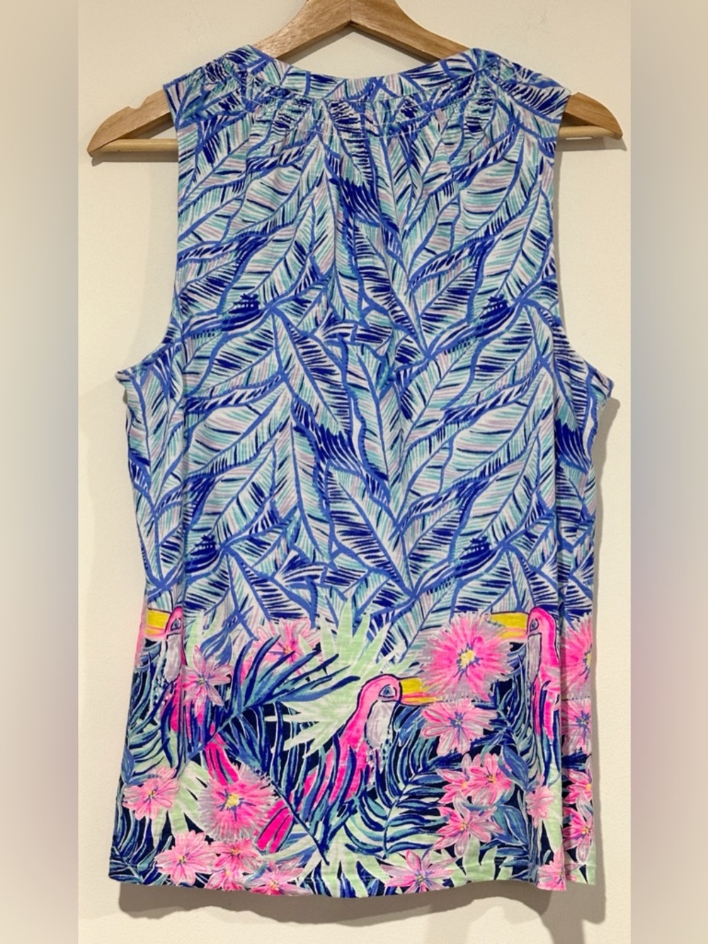 Lilly Pulitzer Essie Top in the Bennet Blue - Picture 4 of 8